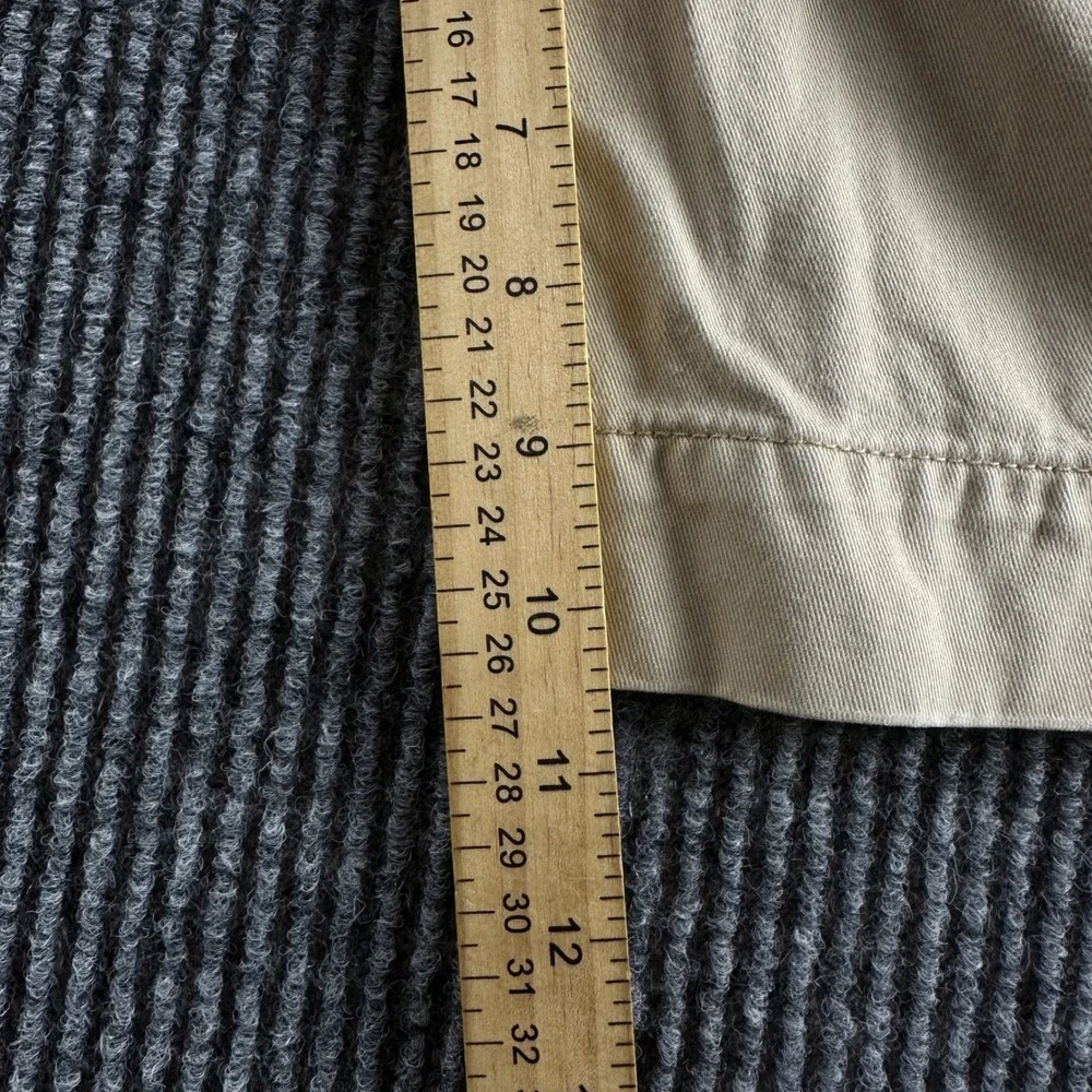 Polo Ralph Lauren Mens Classic Polo Chino Cargo Shorts Tan Khaki Cotton Size 38